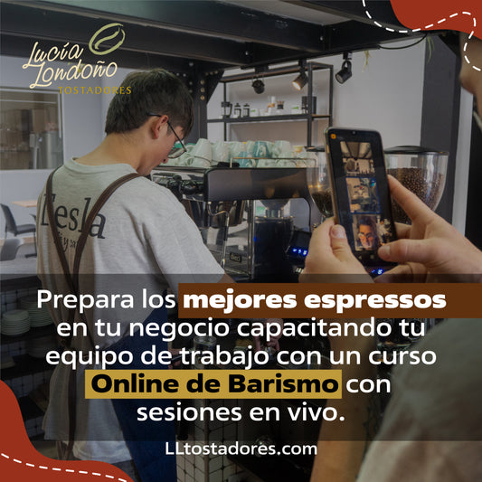 Curso de barismo online con sesiones en vivo